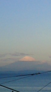 富士山　初冠雪　２０１４　１０、１６