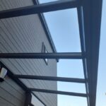 【神奈川県三浦半島】　海近のテラス屋根工事　丈夫な屋根　LIXILテラスVSで工事